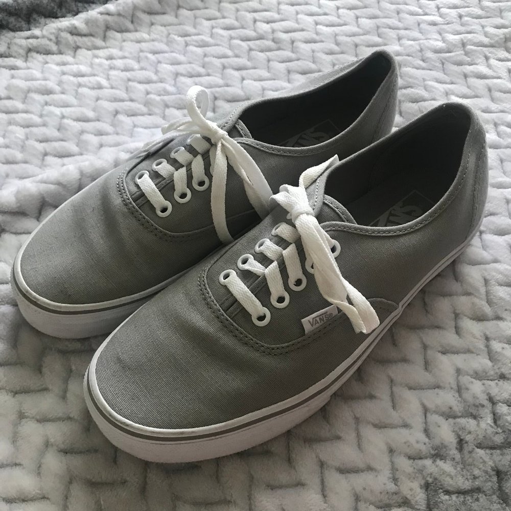 Grey Vans Sneakers!!